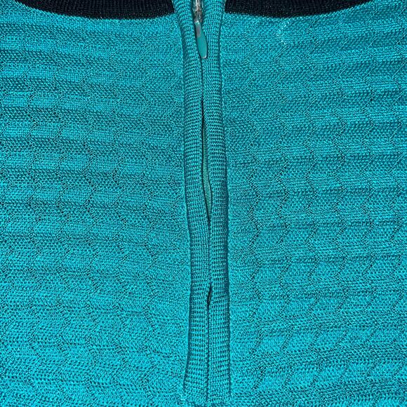 MING WANG Teal Shell Size M - Picture 4 of 5